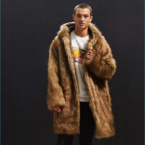 NWOT Urban Outfitters Small Teddy Faux Fur Coat